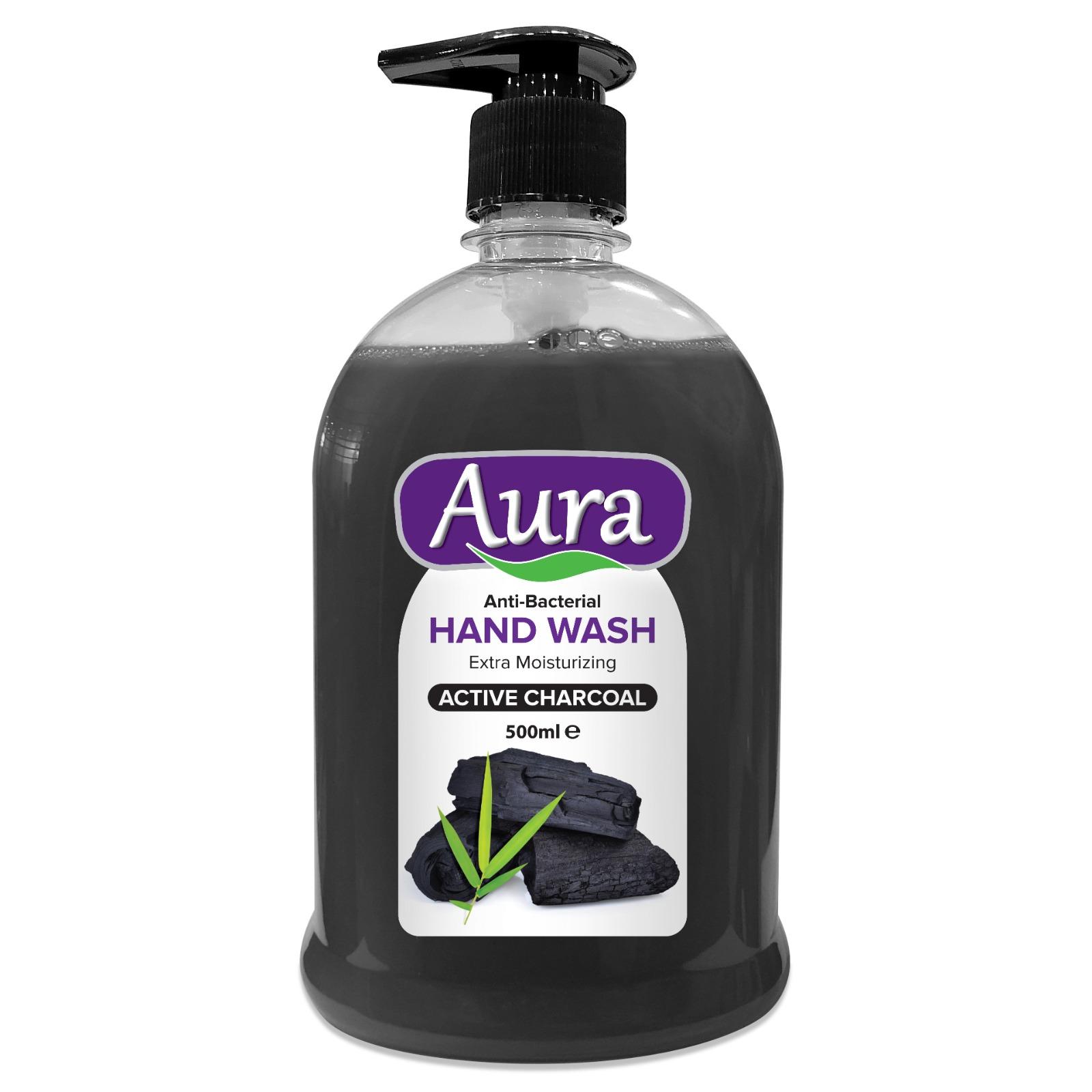 AURA CHARCOAL HANDWASH 500ML